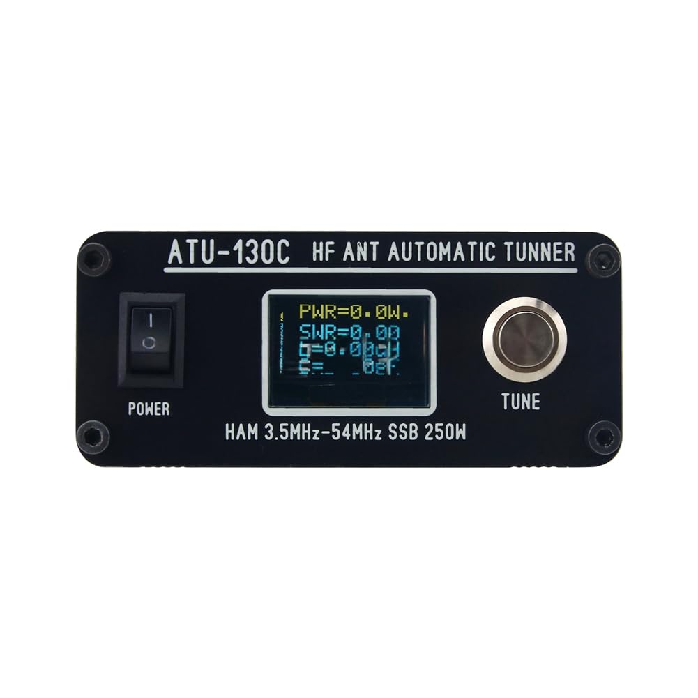ATU-130C 250W HF Automatic Antenna Tuner 3.5MHz-54MHz Supports AM FM CW SSB for Amateur Radio