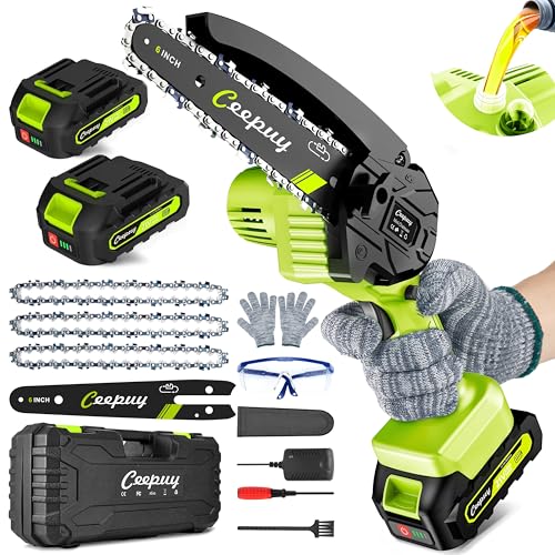 CEEPUY Mini Chainsaw Cordless