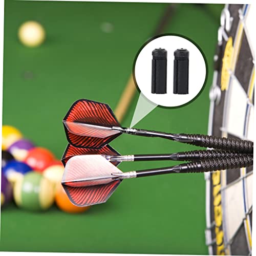 Protectores para vuelo de dardos 15 pcs aluminio negro miniatura 3