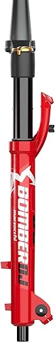 Miniatura 3 de Marzocchi Bomber DJ Horquilla de Suspensión 26", 3.937 in, Amortiguador de Empuñadura, 0.787 x 4.331 in, 1.457 in Offset, Rojo