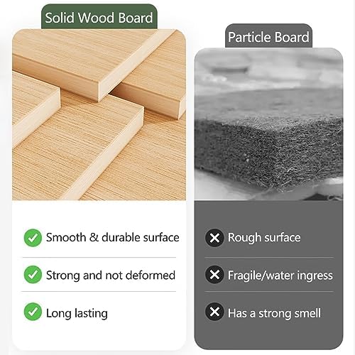 Modular Wall-Mounted Pegboard Organizer Kit, Versatile Storage Panel with Shelves for Bedroom, Office, Bathroom - Brown (80x60cm)