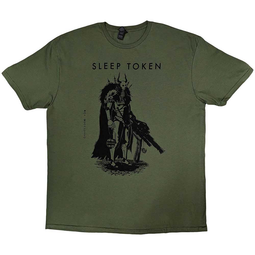 Paradiso Clothing Unisex Green Paradiso Sleep Token The Summoning T Shirt - M