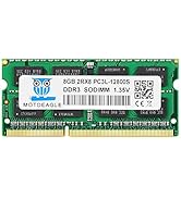 Motoeagle DDR3L-1600 SODIMM PC3L 12800S 8Go DDR3L 1600MHz 8GB PC3 12800S 204-Pin CL11 1.35V d'ord...