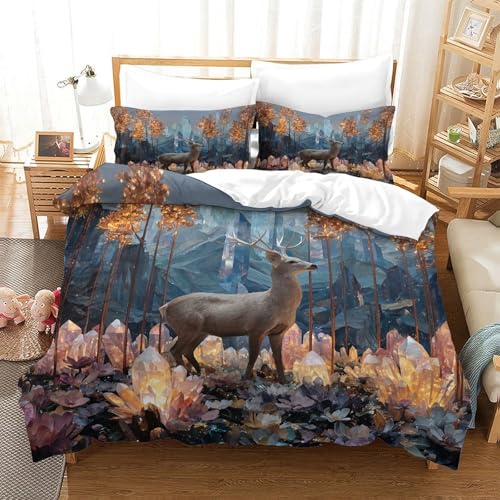 Housse de couette microfibre hypoallergénique parure lit fermeture éclair