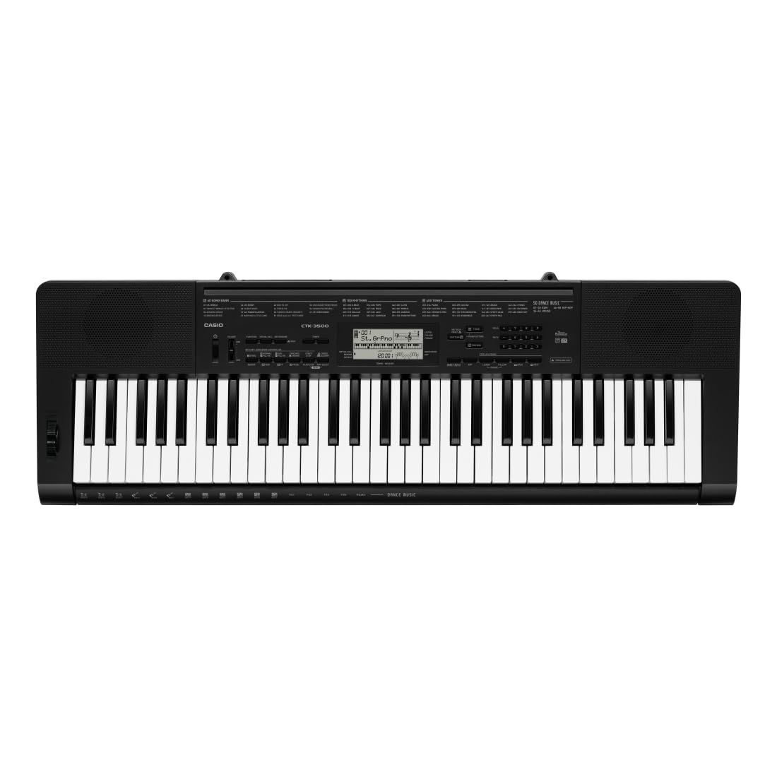 Casio CTK-3500 61-Key Portable Keyboard, Black