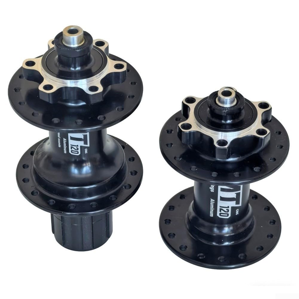 Set di cuscinetti per mozzi per bici per ruote a 28 fori e 32 fori con compatibilità cassetta 11/12 velocità e asse a sgancio rapido (mozzo posteriore a 32 fori)