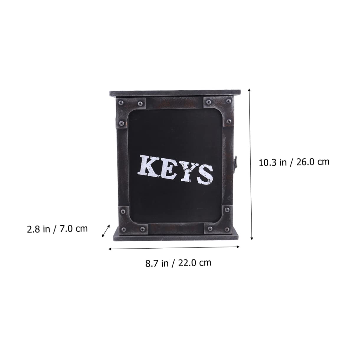 Portachiavi Da Parete in Legno Leggero Portaoggetti Decorativo Per Lettere Ufficio Casa