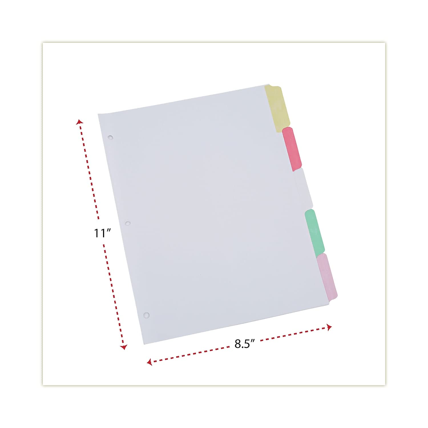 Amazon | Universal 20816 書込み/消去可能なインデックス 5枚のマルチ