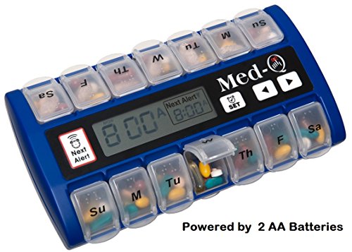 Amazin Pill Dispenser With Beeping Reminder, Flashing Guides And Liberty Cloth #TOP4