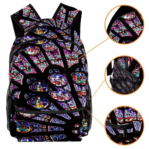 Sac à dos d'école multicolore original pour adolescents et filles