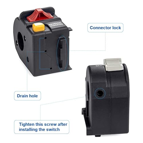 Miniatura 4 de WATERWICH Interruptor de manillar izquierdo compatible con Polaris Sportsman Scrambler 500 400 Trail Boss Magnum 325 Xpedition 425 1999 2000 2001