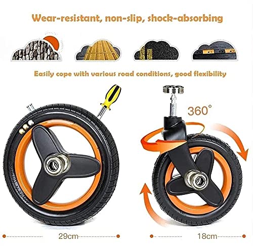 3-in-1 kinderwagenwagen Opvouwbare luxe kinderwagen wandelwagen Schokabsorberende veren High View kinderwagen… - Afbeelding 6