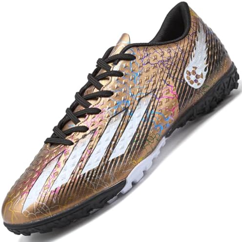 Chaussures Sport Antidérapantes VLOOKST Chaussures De Football Homme - Professionnelles Antidérapantes - Synthétique Respirant - Pour Terrain Et Salle Chaussures De Futsal Antidérapantes