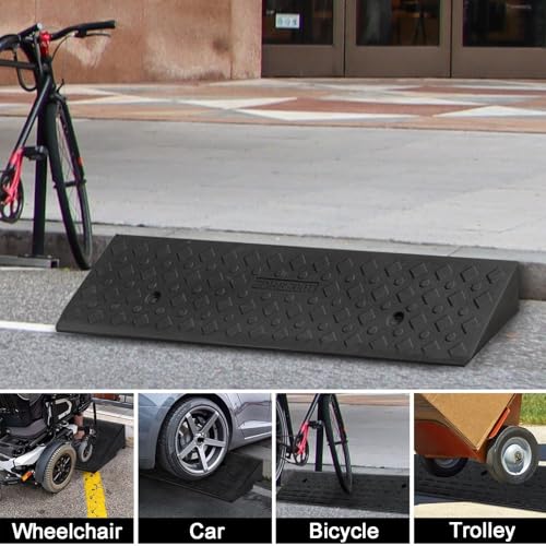 Rampa de Goma para Acceso Vehicular 100x25x6 cm miniatura 2
