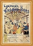  Biller Antik Compagnie des bars Wagons Wagons Wagon Bordereau Royan Affiches A3 245 Encadré