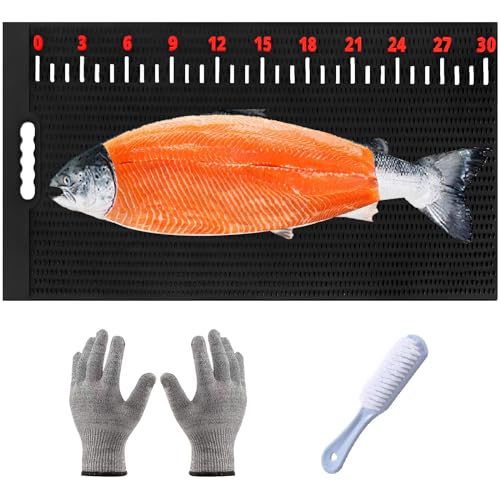 Fish Fillet Mat, 32 inch Large Fish Fillet Cleaning Mat with