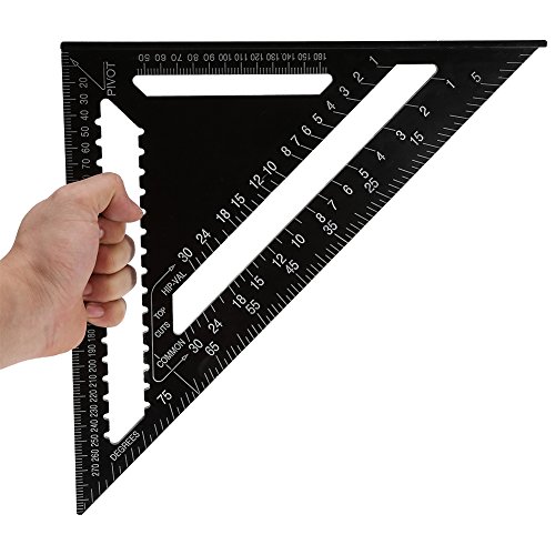 Outil de mesure de menuisier de précision en alliage d'aluminium solide - 2