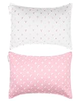 Vista 39 de ALVABABY Paquete de 2 fundas de almohada de algodón orgánico para niños pequeños, fundas de almohada para niños de 13 x 18 pulgadas o 12 x 16