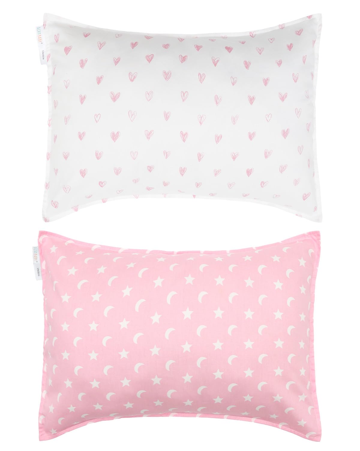 Taie d'oreiller en coton ALVABABY pour tout-petit de 35x50 cm lot de 2