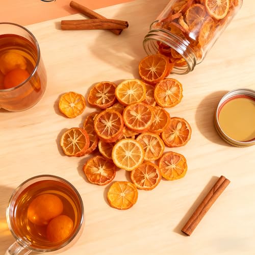 Premium Dried Kumquat Slices - Sweet & Tart Citrus for Tea, Cooking & Snacks - 8oz (225g) Brewing Ingredient & Culinary - Thumbnail 5