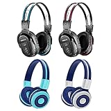 SIMOLIO Wireless IR Headphones for Car DVD and Bluetooth Headphones for Kids, Infrared Headphones Compatible with Honda Odyssey & uConnect VES & Dodge Grand Caravan & Chevy Suburban 2006-2022
