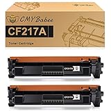 CMYBabee Compatible Toner Cartridge Replacement for HP 17A CF217A High Yield for Laserjet Pro M102w M102a MFP M130fw M130nw M130fn M130a Printer Black (2 Pack)