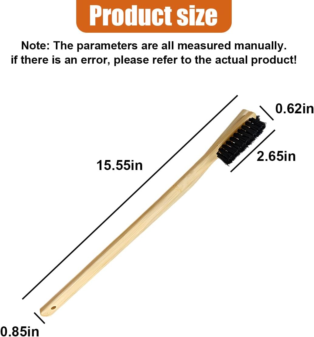 3PCS Car Cleaning Brush, 15.7 Inch Long Handle Tire Wash Brush, Small Car Detailing Brush for Wheel Rims & Fenders, Universal Brushes Set for Vehicle Interior, Home (40CM-15.7IN)