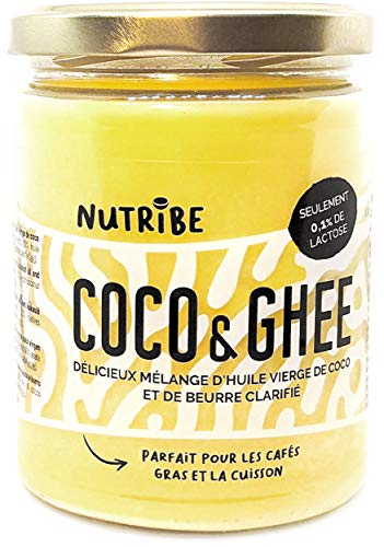  COCO & GHEE - 500 ml - Huile vierge de coco et...