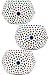 SET de 6 unidades Farol de mosaico oriental Ajan 9 cm Variedad...