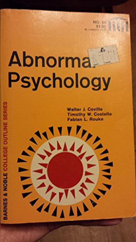 Abnormal Psychology (Barnes & Noble College Out... B0014A2QZ2 Book Cover