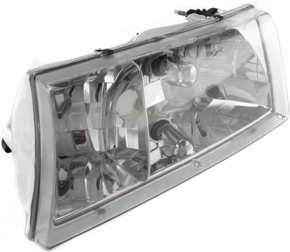 CarLights360 For Mercury Grand Marquis Headlight Driver Side 1998 99 00 01 2002 FO2502149 Replaces YW3Z 13008CB