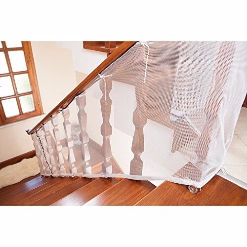 Susuntas 3 meter & 2 meter Kid Children Safety Rail Net Thickening Fencing Protect Net Balcony Pet Safety Stairs Net Protector Child Fence Baby Safety Net (3 meter)