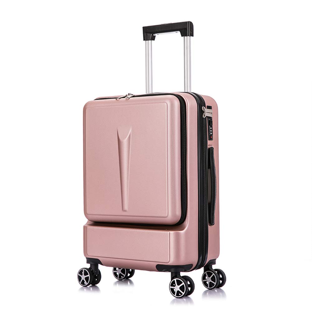 Valigia Trolley 2 in 1 per Laptop, valigie rigide in ABS 4 Ruote, Robusta Asta telescopica in Metallo