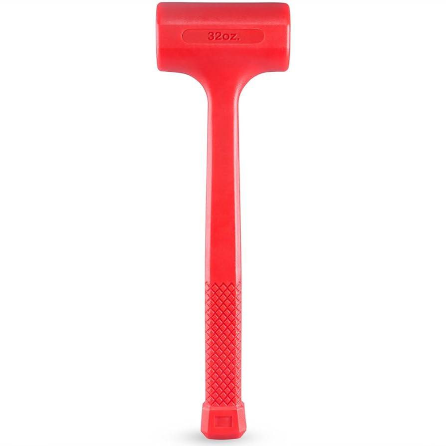 2-LB (32-OZ) Premium Dead Blow Hammer and Unicast Mallet