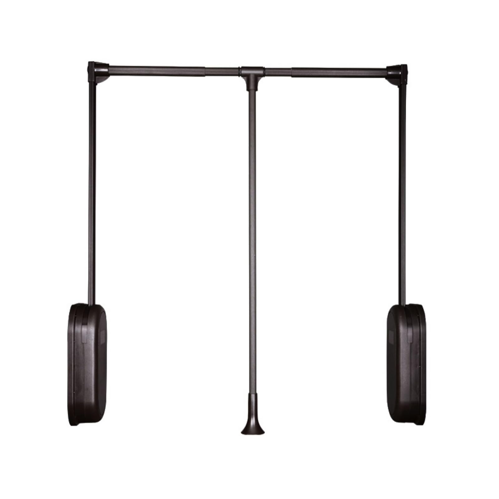 Tringle de penderie réglable avec retour progressif amorti charge 18 kg