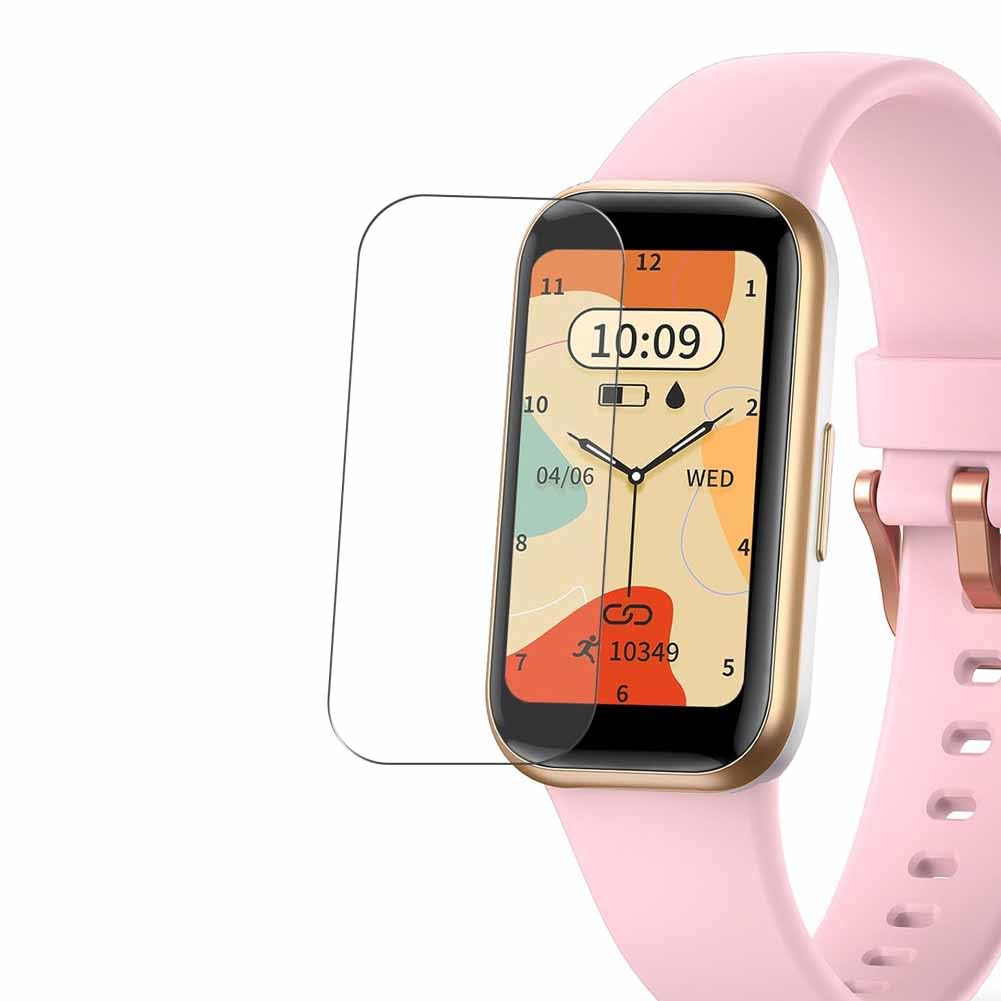 Puccy 3 Pack Screen Protector, compatible with Meoonley H98 1.47"" smart watch smartwatch TPU Film Guard （ Not Tempered Glass Protectors）, Transparent