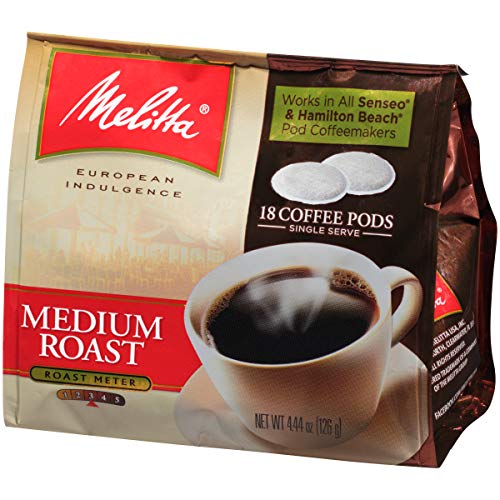 Melitta Coffee Pods, Medium Roast, 18 Count (Pack Of 6) 108 Total Pods #TOP2