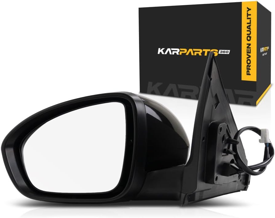 For Nissan Sentra 2020 2021 2022 Door Mirror Driver Side | Power | Heated | Manual-Folding | w/Turn Signal Light | Replacement For NI1320327 | 96302-6LB1A, 96374-6LB0H