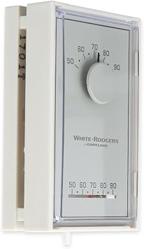 White-Rodgers Low V Mechanical Thermostat, 1E30N-910