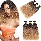ombre look ★ Haarwebart Material: 100% Echthaar. Kann nach Belieben gestreckt, gewellt und gestylt werden