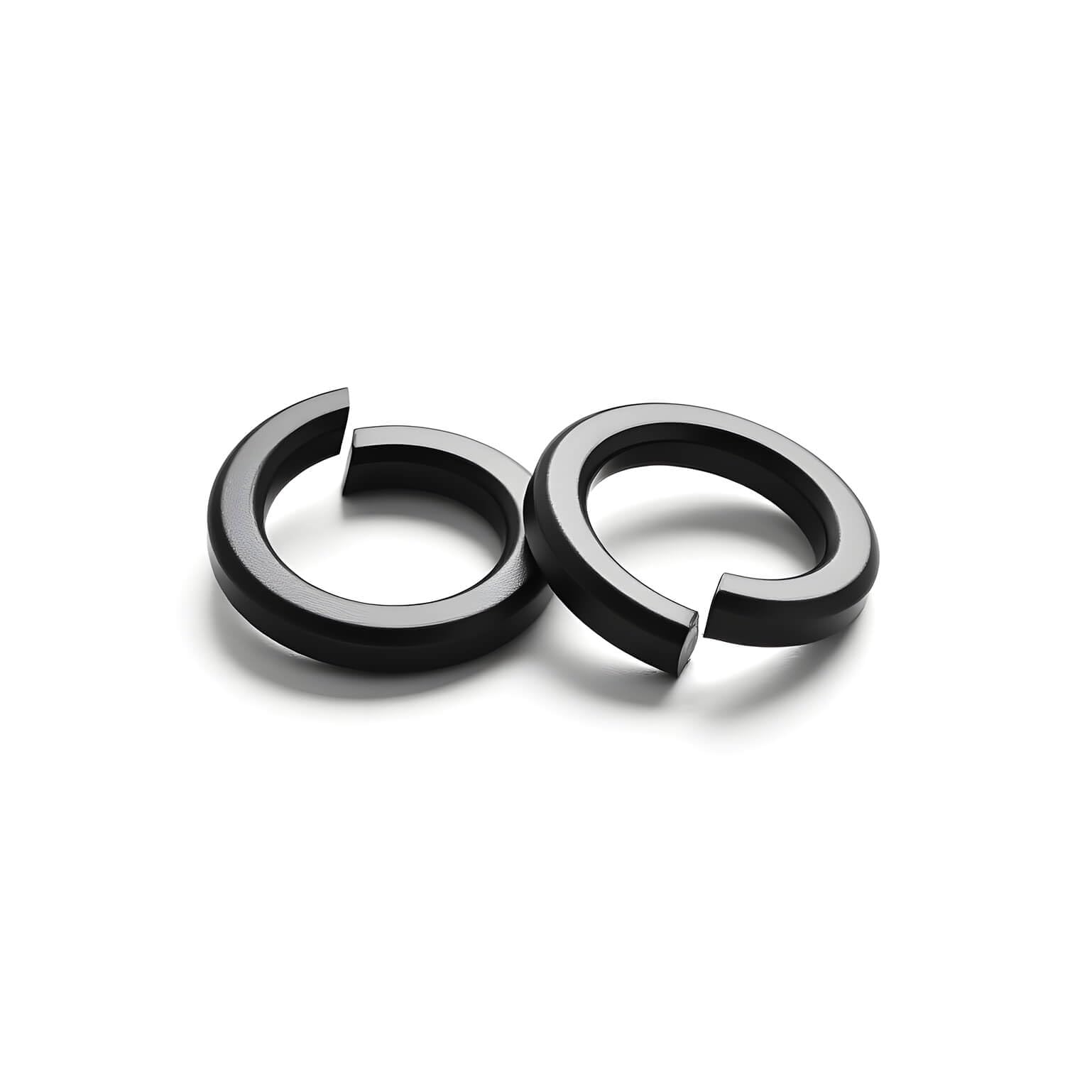 Uxcell UxcellM8 Copper Split Lock Sealing Ring Spring Washer