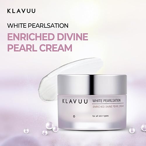 Miniatura 2 de KLAVUU PEARLSATION - Crema de perlas divinas enriquecidas, rica en extractos de perlas hidratantes y niacinamida, mejora la elasticidad de la piel,
