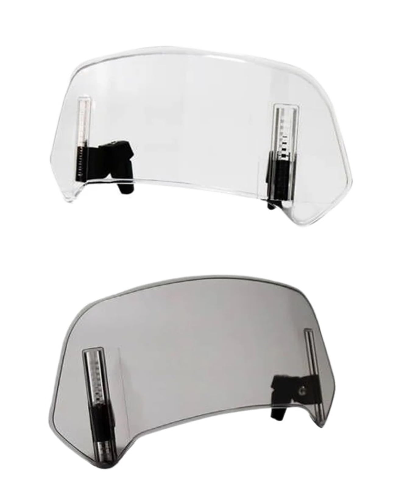 Motorrad Windschutzscheibe Windshield Universal-Motorrad-Windschutzscheibe, Verstellbarer Spoiler, Windschutzscheibe, geeignet für Motorrad-Ersatzteile, Motorräder, Windabweiser