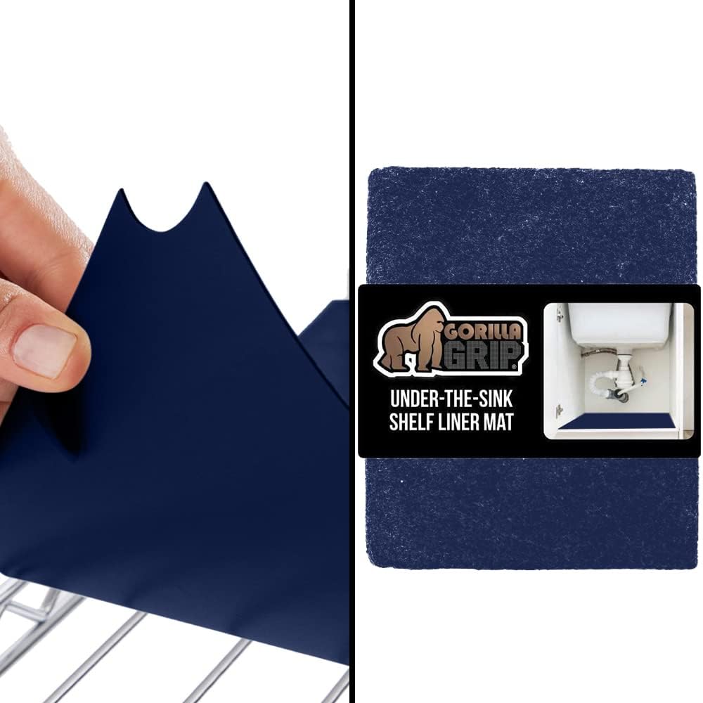 Gorilla Grip Wire Shelf Liners Set of 3 and Under Sink Mat