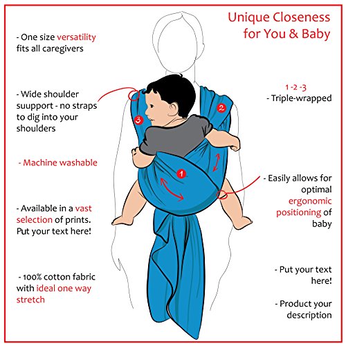 Feven - Fascia avvolgente per neonato in 100%
