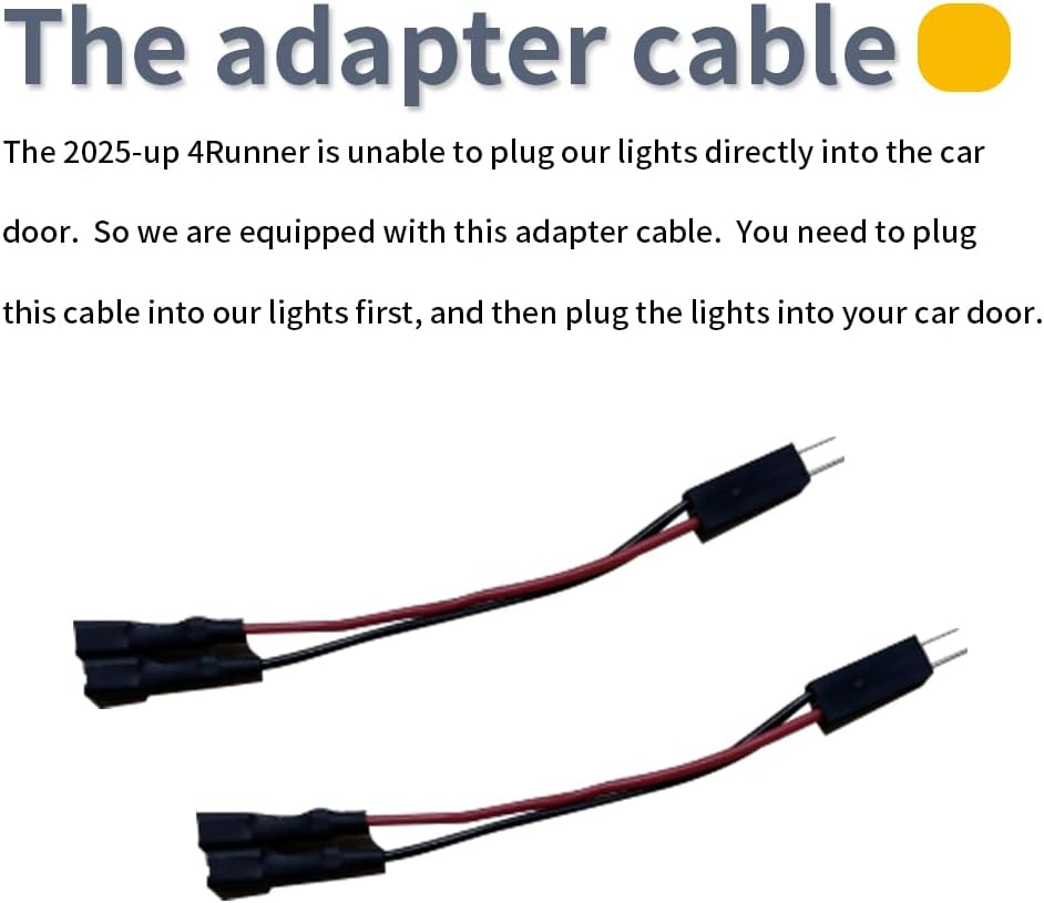 2 PCS Never Fade HD Car Door Logo Lights Compatible for 4Runner 2010-present LED Courtesy Projector Laser Welcome Lamp Puddle Lights Kit Car Accessories (BLUE)