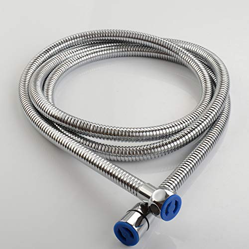 Extra Long Shower Head Hose 118", Angle Simple Stainless Steel Flexible Handheld Shower Hose, Shower Sprayer Hose No Tangles, Shower Hose Replacement 1/2" Ips, Shower Extension Hose Chrome #TOP5