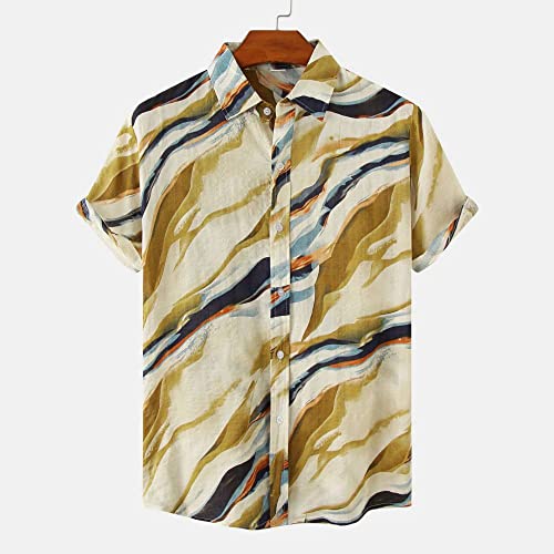 Chemise hawaïenne d'été pour hommes légère pour rester au frais avec style vintage