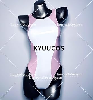 Amazon.co.jp: 【KYUUCOS】Z 白&ピンク 超光沢 ハイレグ クロス