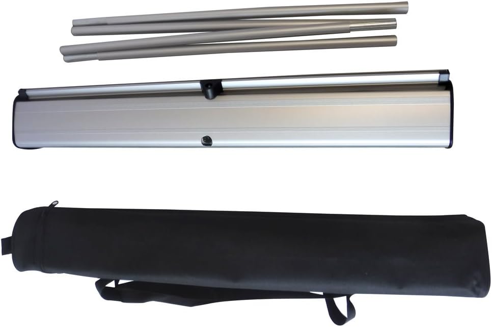 Above All Advertising Portable Retractable Banner Stand, Roll up Sign Display Holder, Lightweight Aluminium Hardware (24" W x 73" H Inches)